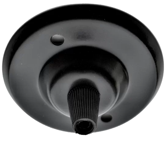 Black ceiling rose store and cord